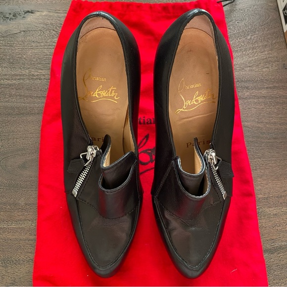 Louboutin Luboutin black bootie with zipper - Picture 2 of 6